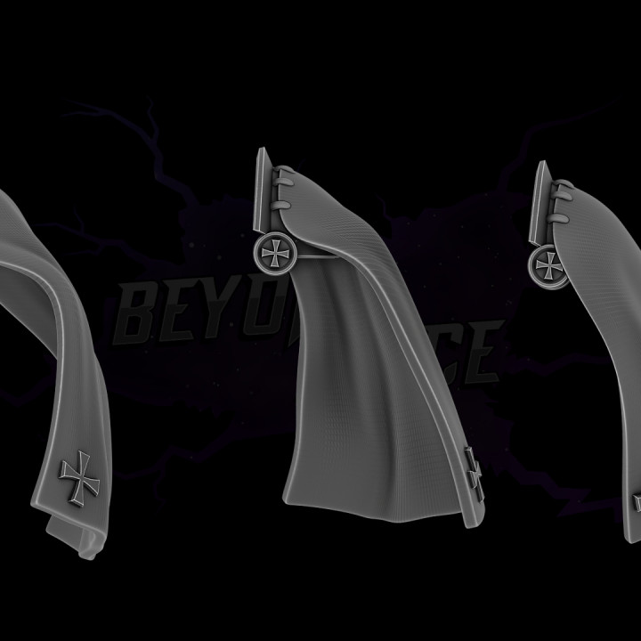 3D Printable [Legacy] Gilded Paladin Longsword - R Shield by Beyond Space