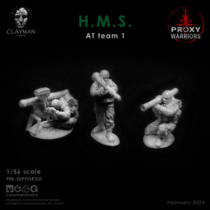 HMS AT Team 1 – 1/56 scale image