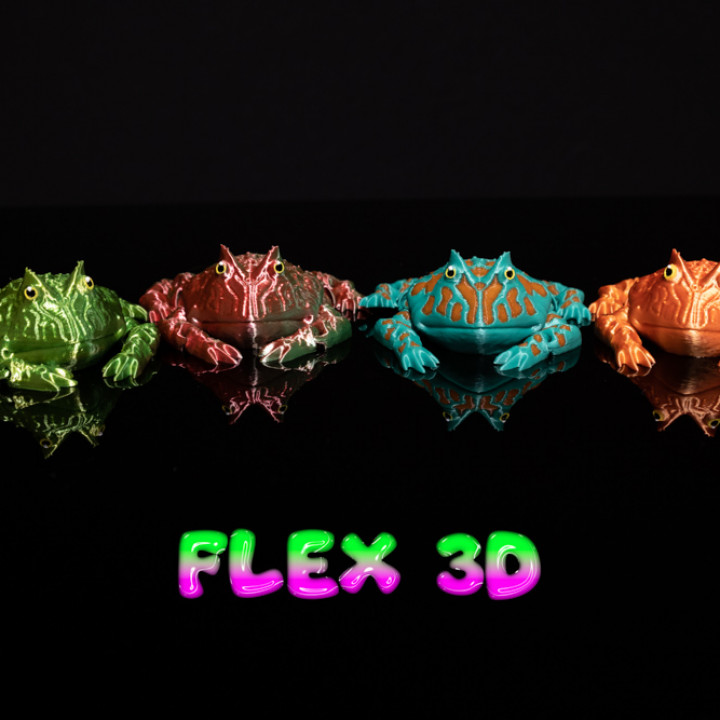 Flex 3D Pacman Frog