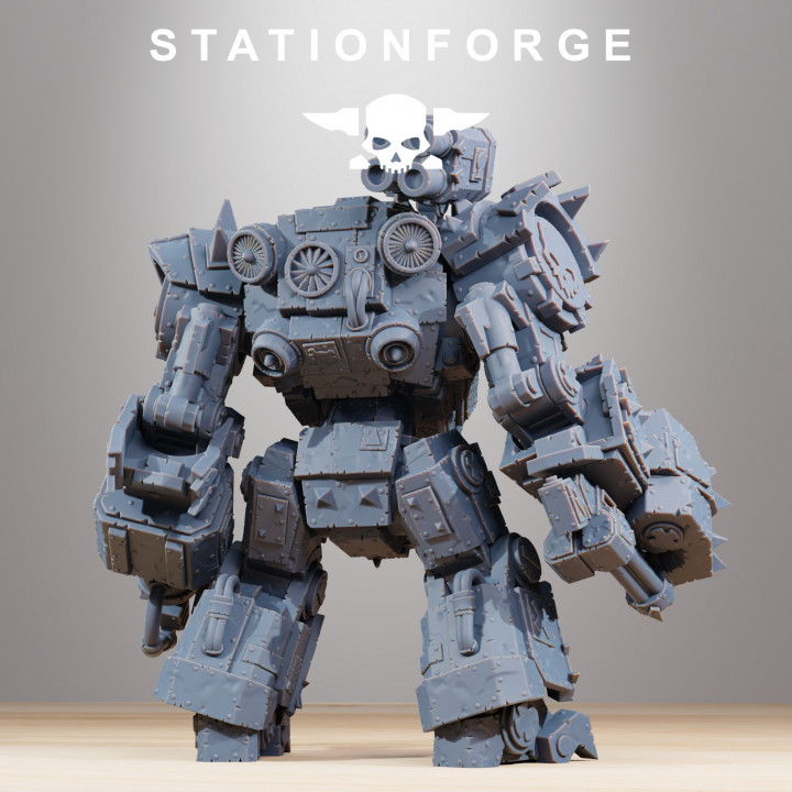 3D Printable Orkaz Walkanator by Station Forge 3D Printable Orkaz Walkanator by Station Forge