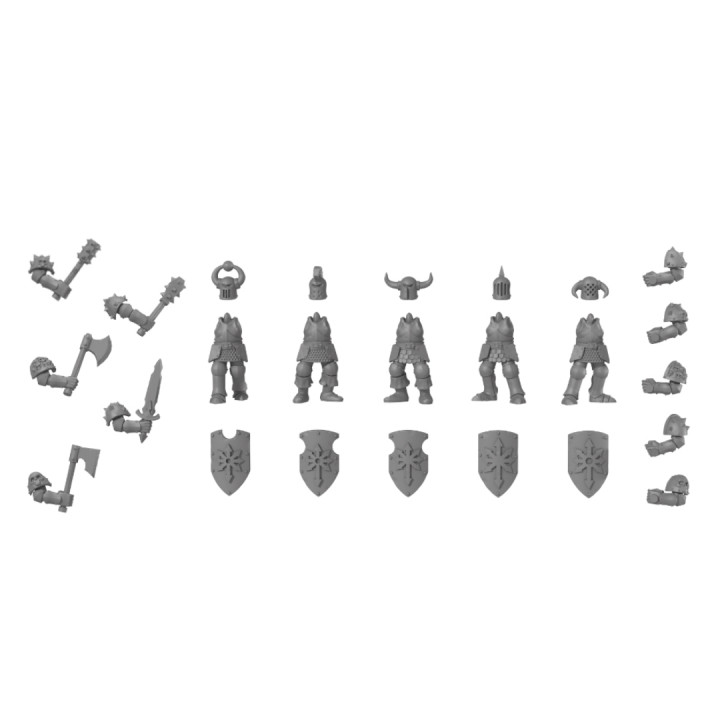 Pre-Supported Barbarian Heavy Infantry image