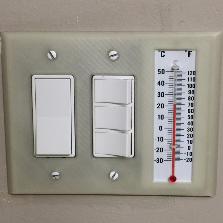 Double Rocker with Thermometer