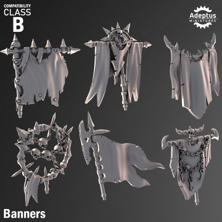 Banners - Design Option 2. Renegades and Heretics. Compatibility Class B. image