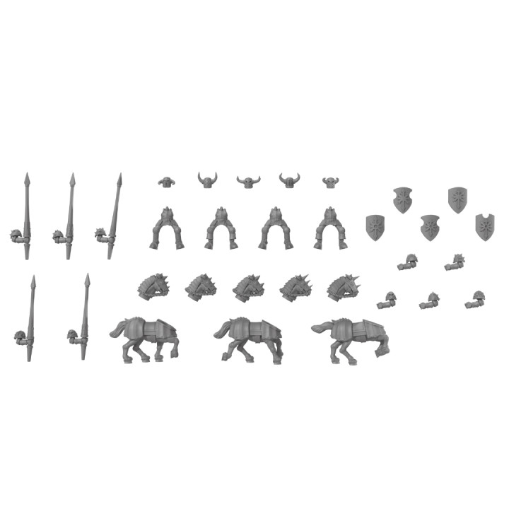 Pre-Supported Barbarian Heavy Cavalry image