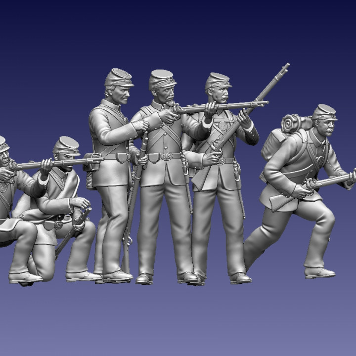 union infantry soldiers acw