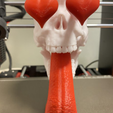 Picture of print of Skull In Love