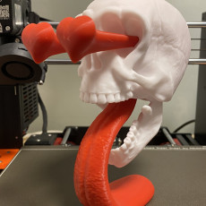 Picture of print of Skull In Love
