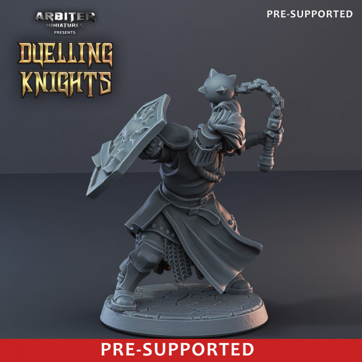 Pre-supported Knight with Morningstar 01 image