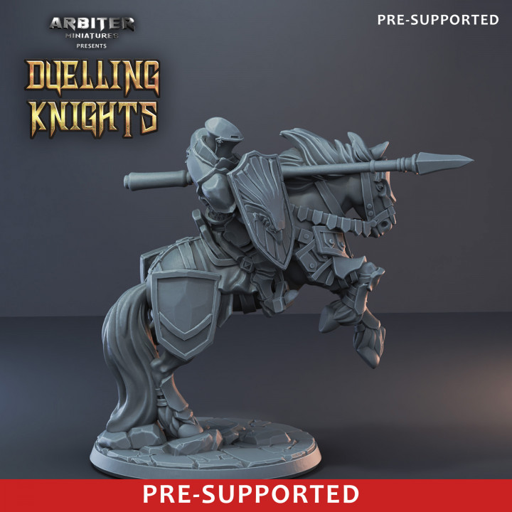 Pre-supported Knight on Horse 01 frogmouth image