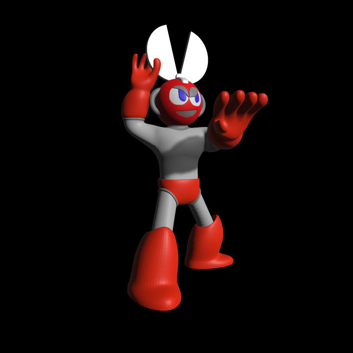 Cutman - Megaman 1 - Robot Master - Figure and Miniature