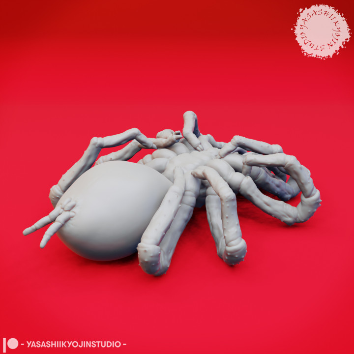 Giant Spider Cluster - Tabletop Miniature (Pre-Supported) image