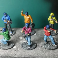 Picture of print of Modern robbers and gunmen - non-modular set