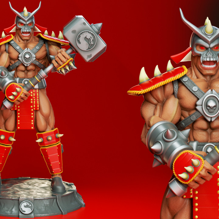 Shao Khan STL for 3D Printing 3DXM ChibiSTL 3D print model image