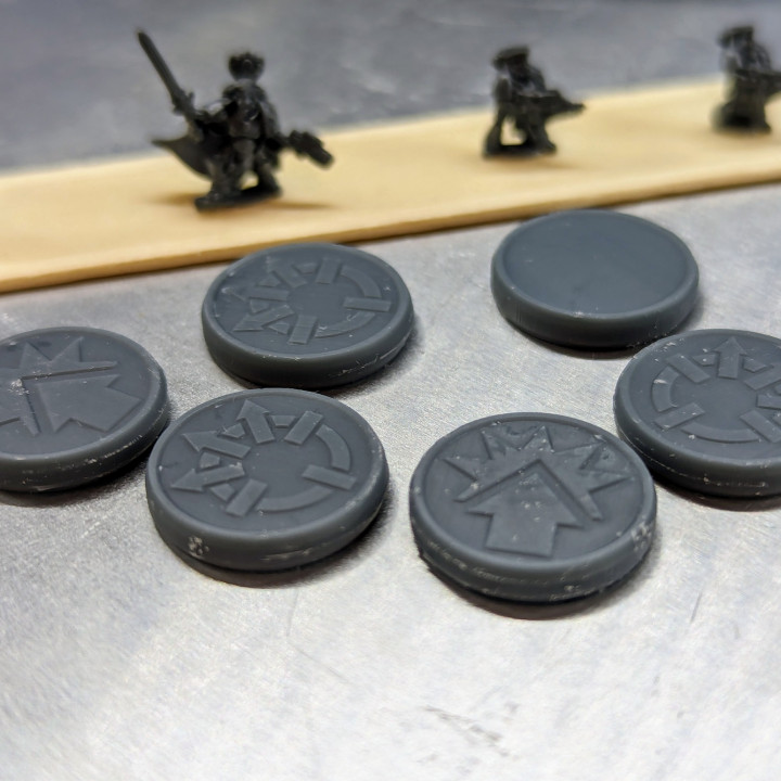 Order Tokens for 8mm Epic Scaled Miniature Games image