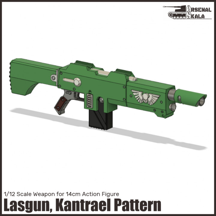 1/12 Imperial Lasgun, Kantrael Pattern image