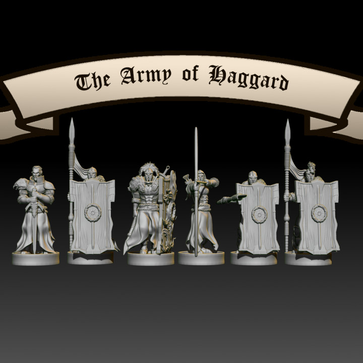 The Army of Haggard - Complete Set - 32mm