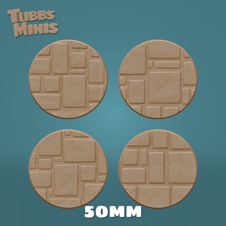 Dungeon Flagstones - Free Miniature Bases image
