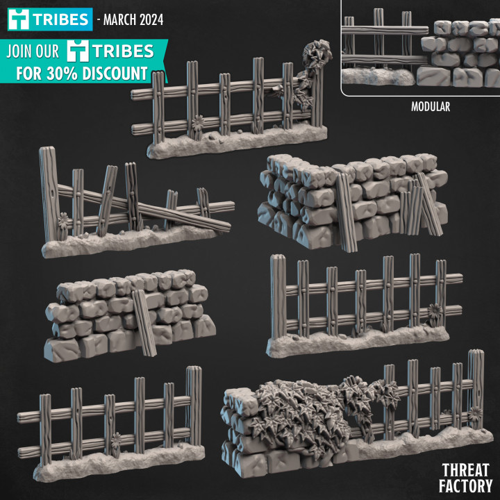 Modular fences & low walls image