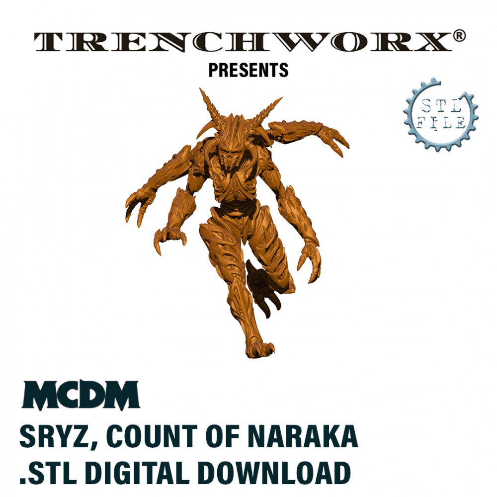 3D Printable MCDM - Sryz Count of Naraka by Trenchworx LLC