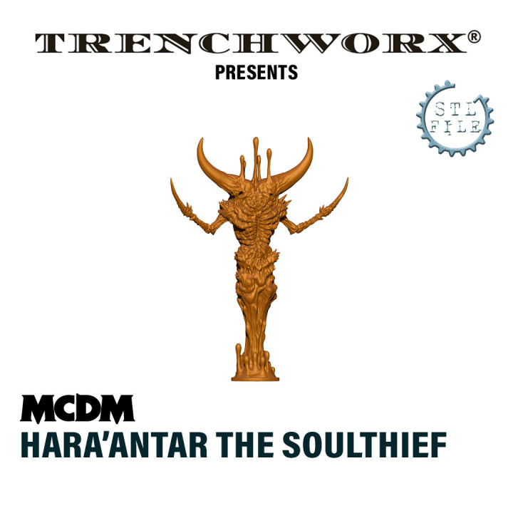 3D Printable MCDM - Haraantar the Soulthief by Trenchworx LLC