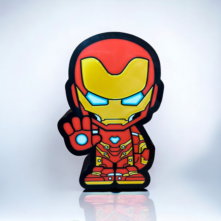 Iron Man LED Light Box image