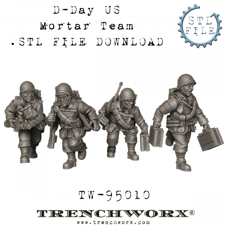 D-Day U.S. Mortar Team