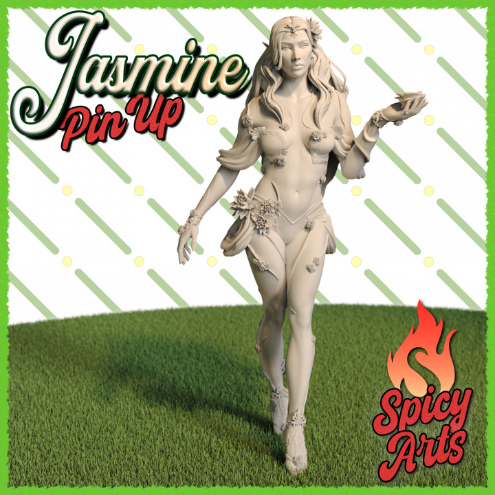 Jasmine - (SFW) Forest Pin-Up image