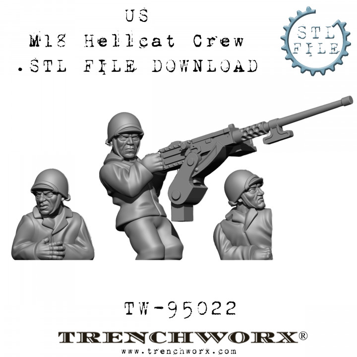 US M18 Hellcat Crew image