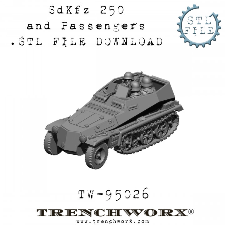 SdKfz 250 Transport and Passengers image