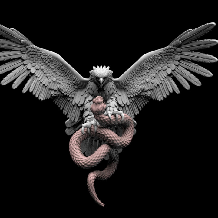 EAGLE AND SNAKE image