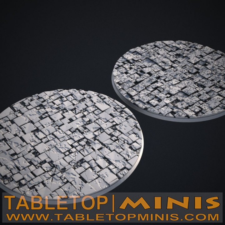 Broken Tiles 160x160mm Bases
