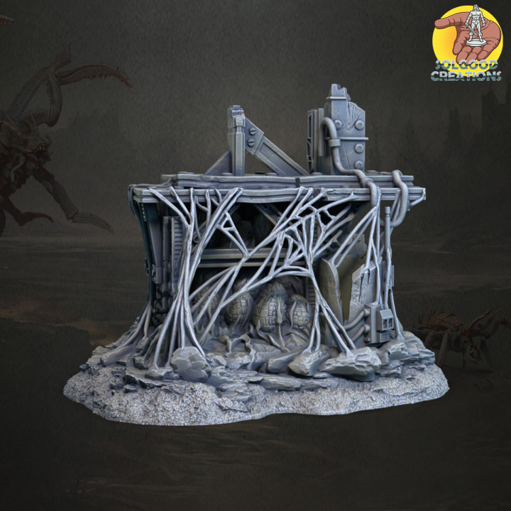 Terrain Sci Fi Insect monster eggs FDM