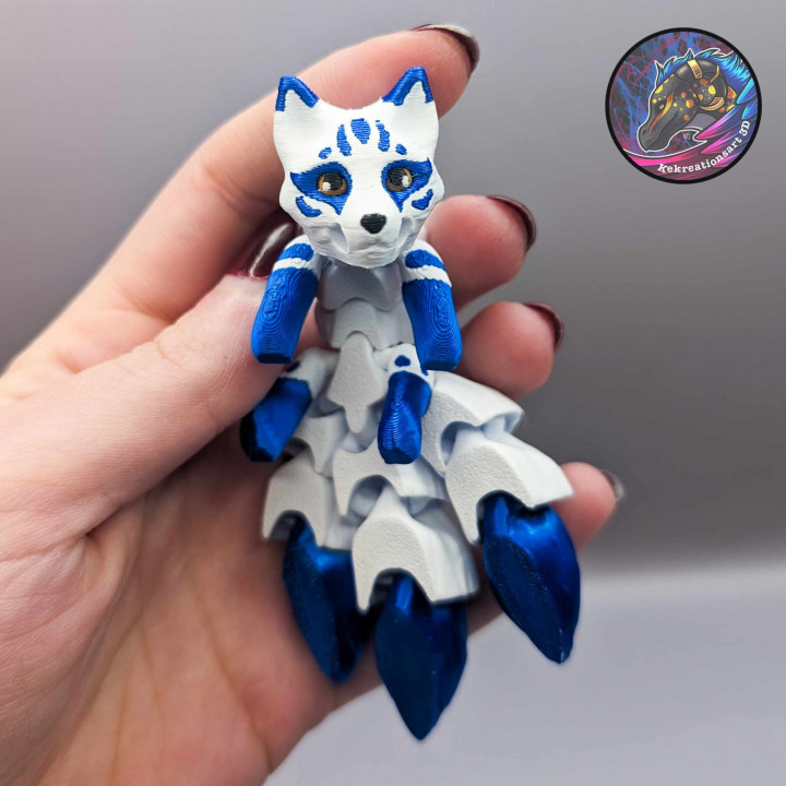 Baby Flexi Kitsune Keychain image