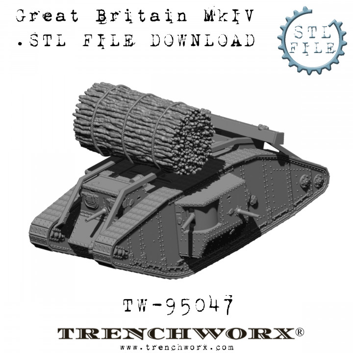 British Mk IV Male/Female tank image