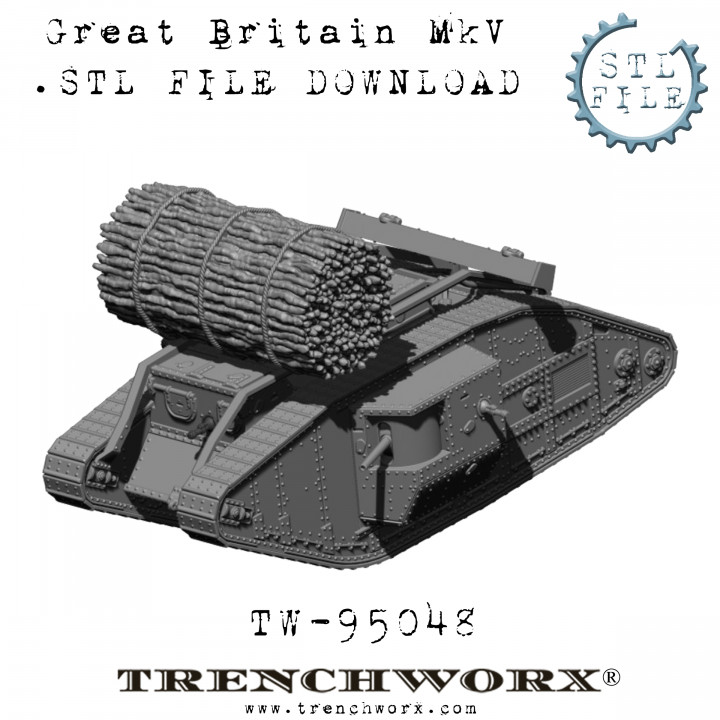 British Mark V Male/Female tank image