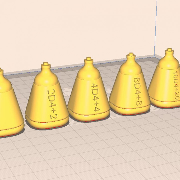 3D Printable DND 5E Health Potions by TheModern Hephaestus