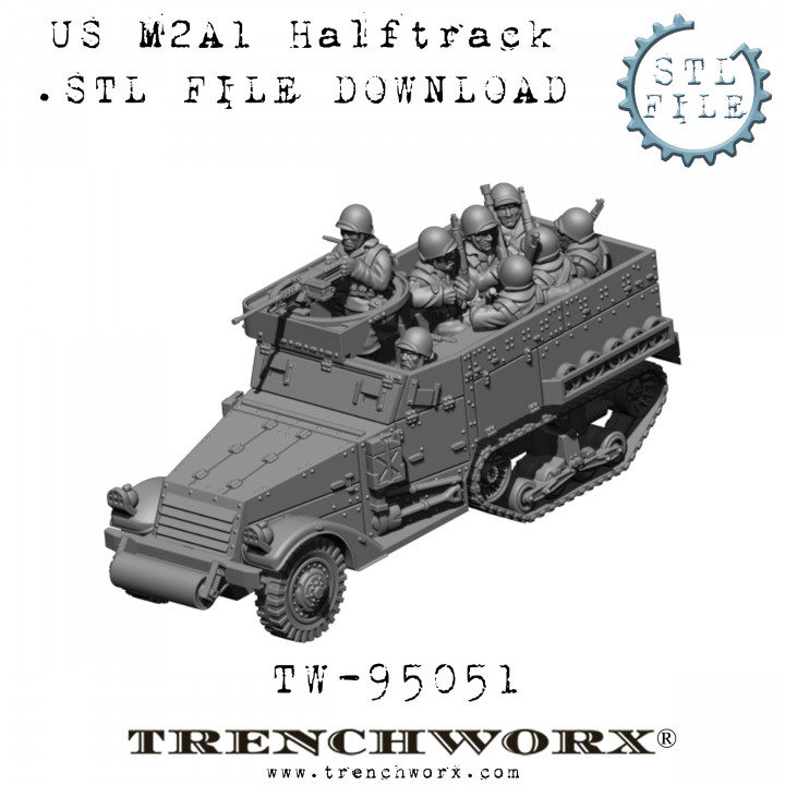 US M2A1 Halftrack image