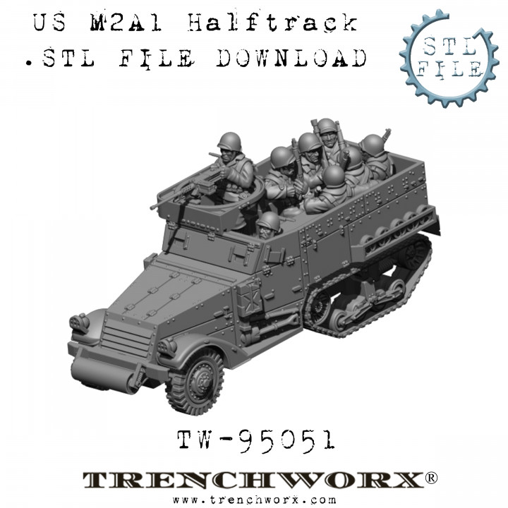 US M2A1 Halftrack