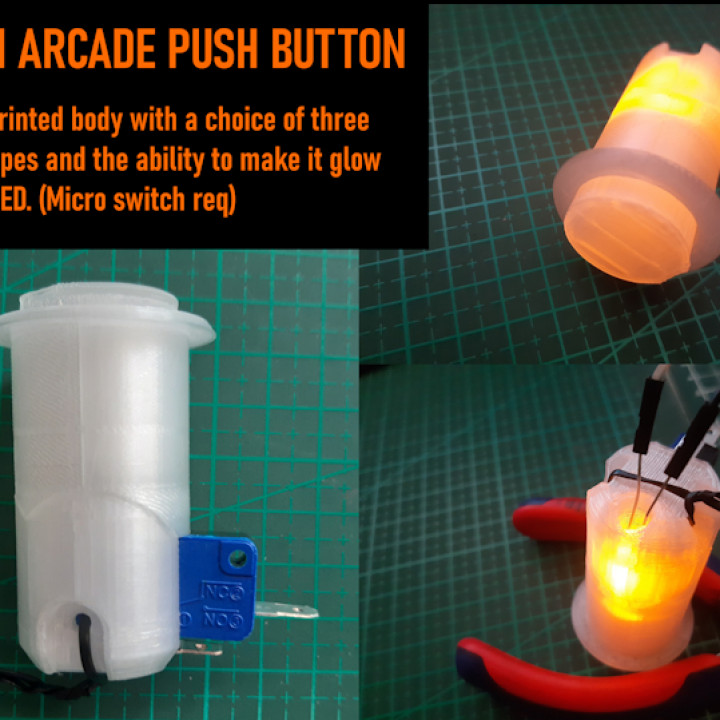 28mm Arcade Push Button image