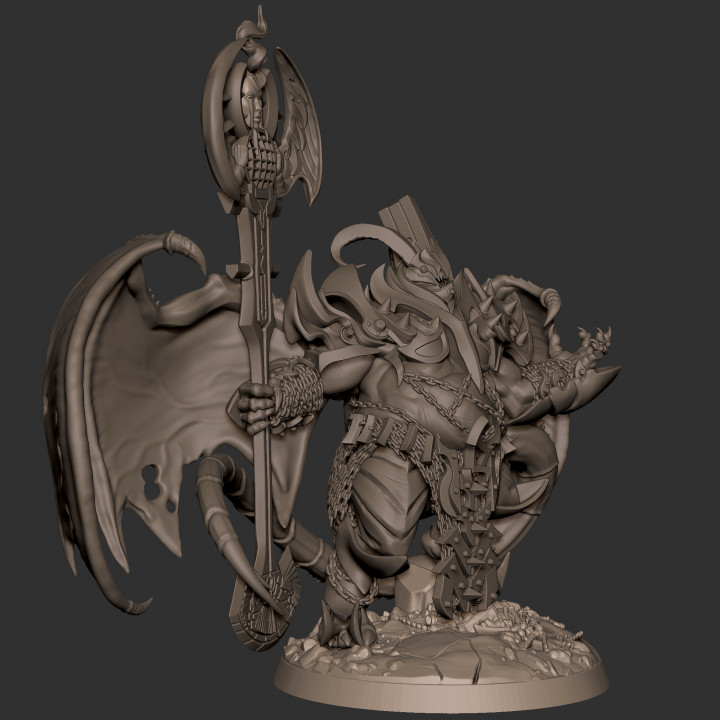 3D Printable Lucille, Legion Pit Fiend (Fear Boss) by Bite the Bullet