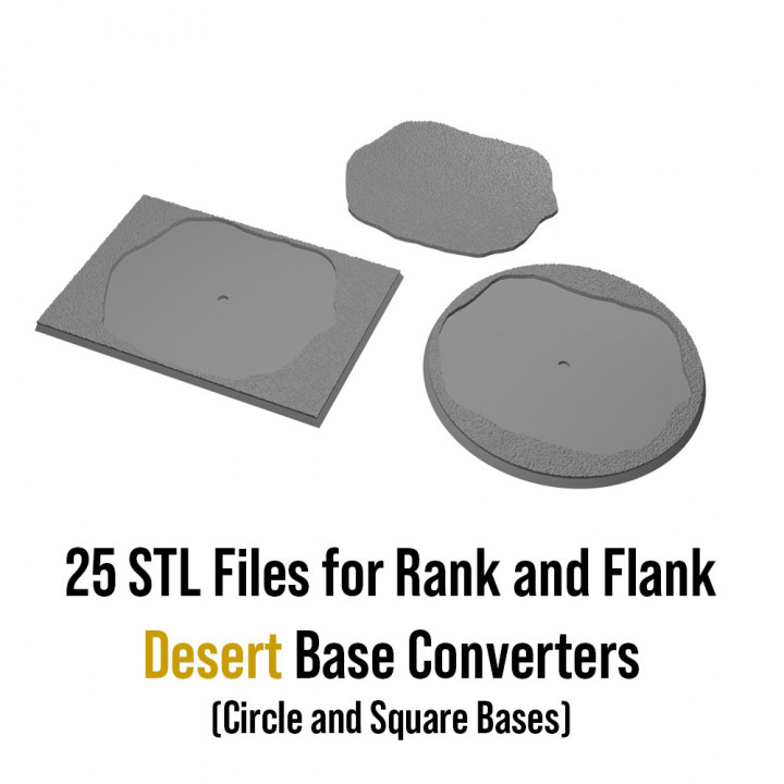 Rank and Flank Desert Base Adapters