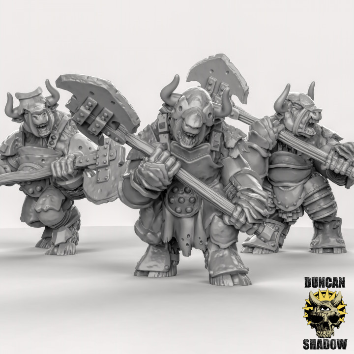 Armoured Minotaurs (Pre Supported)