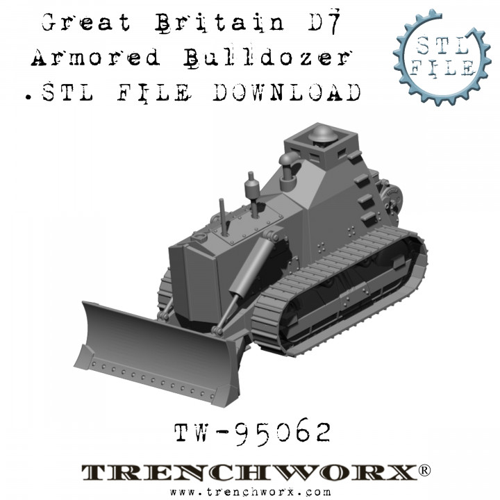 Caterpillar D7 Armored Bulldozer