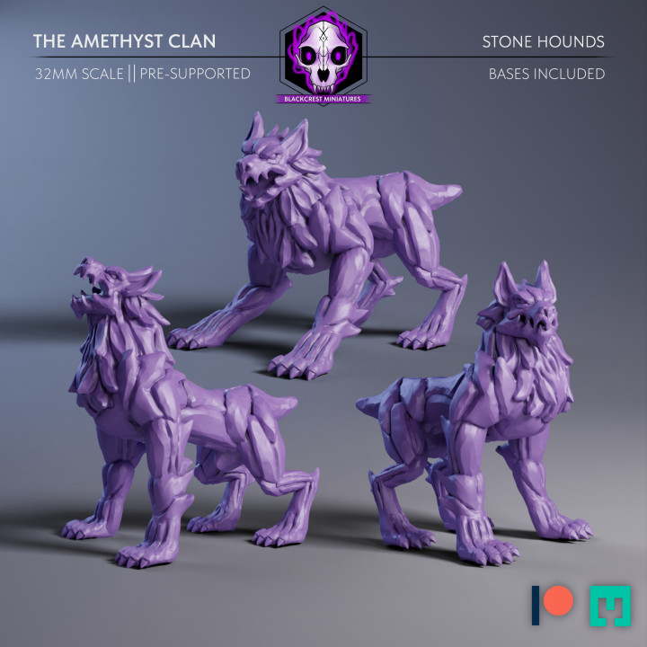 The Amethyst Clan | Stone Hounds