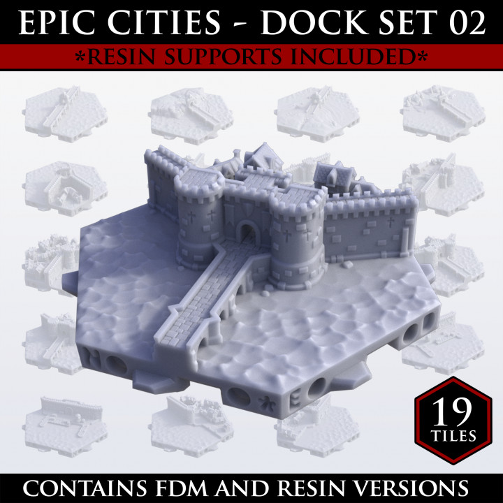 Hexton Hills Epic Cities Docks Set 02