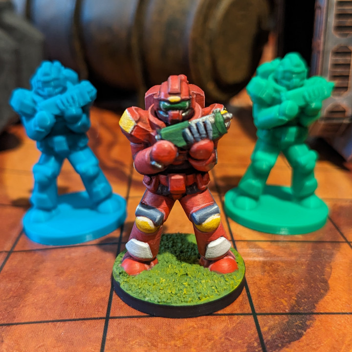 28mm Supportless Space Soldier