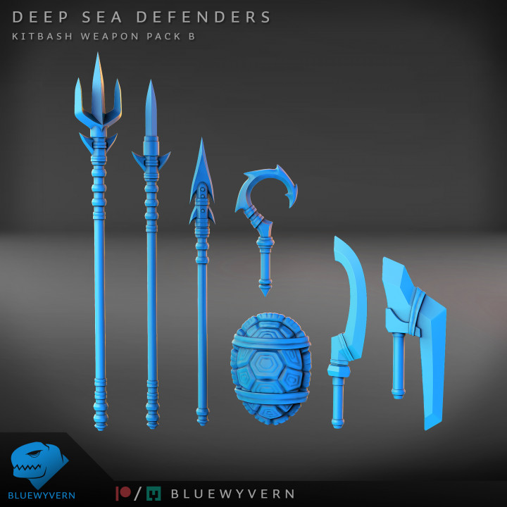 Deep Sea Defenders - Kitbash Weapon Pack B image