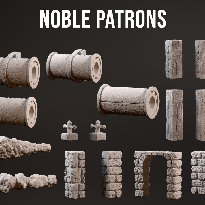 Modular pipes (pt 1) and interior walls - July 23 Noble Patrons image