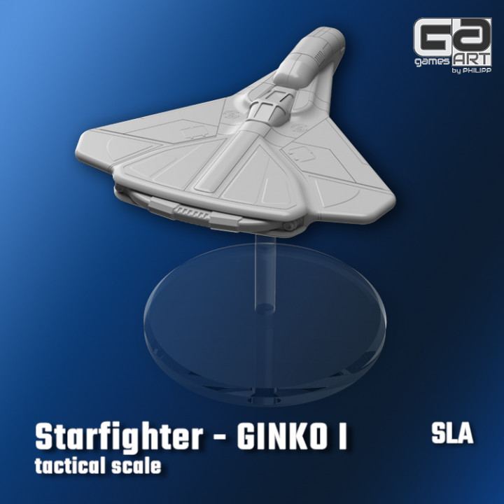 Ginko I Starfighter - tactical scale image