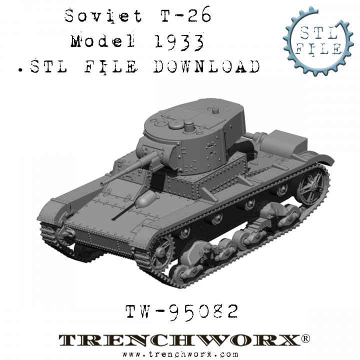 Soviet T-26 Model 1933 image